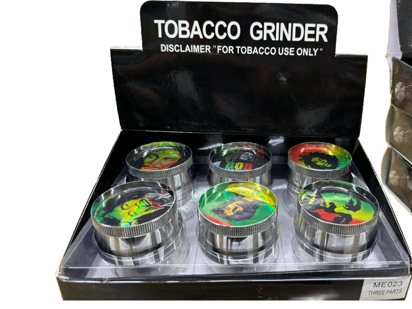 Bob Marley Tobacco Grinder Three Parts