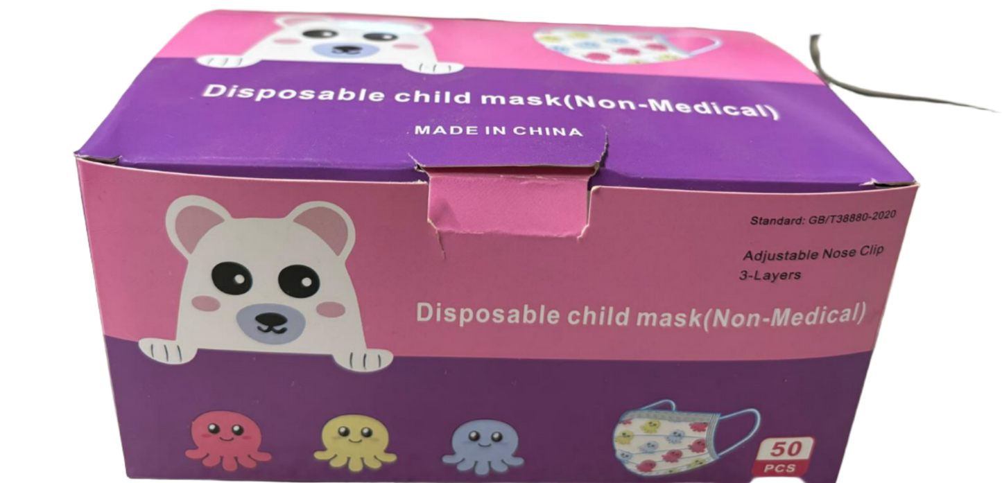 Disposable Child Mask - 50 pcs