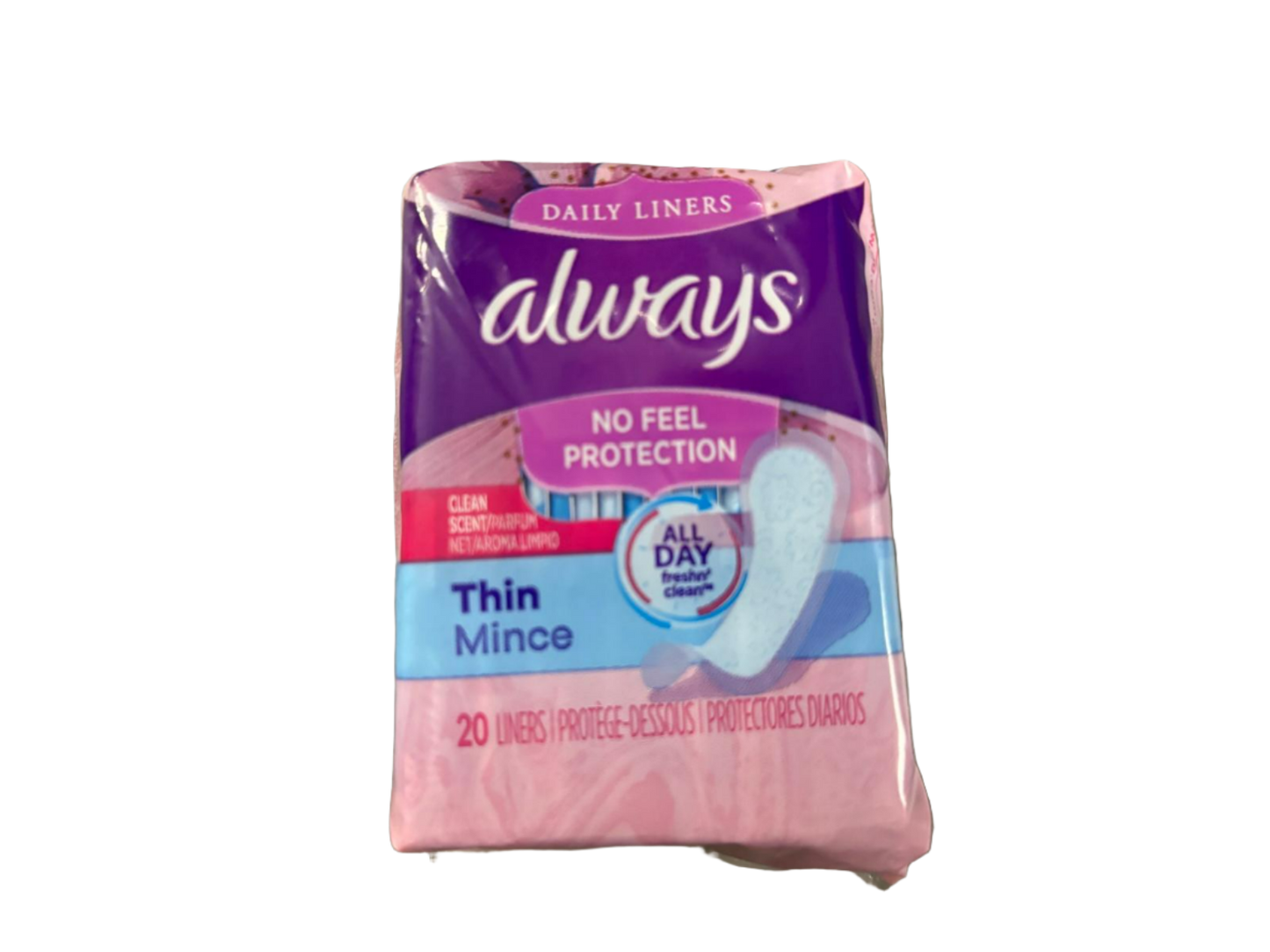 Always Liners- 20 Liners