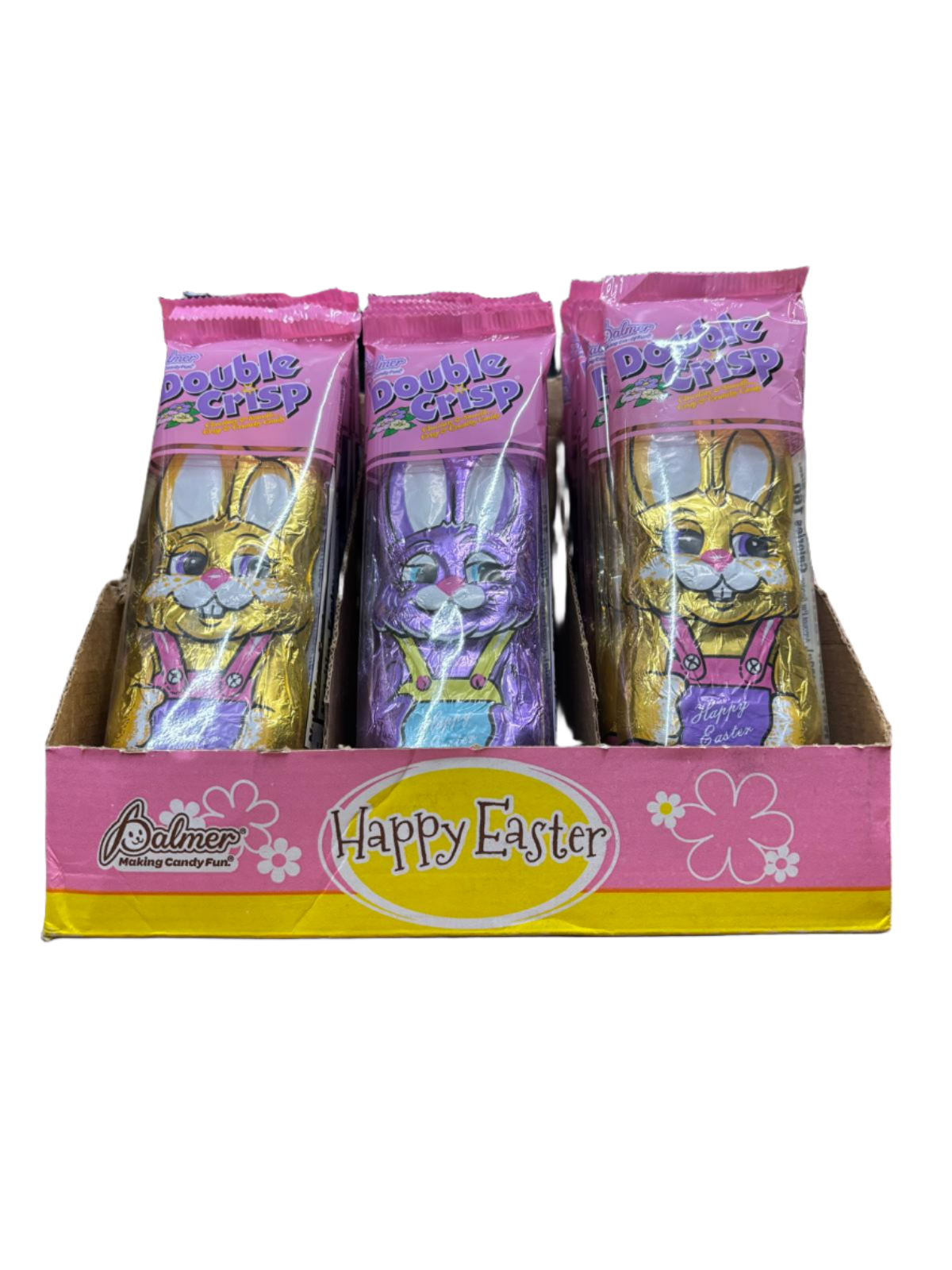 Happy Easter Double Crisp & Crunchy Candy - 24 Pcs
