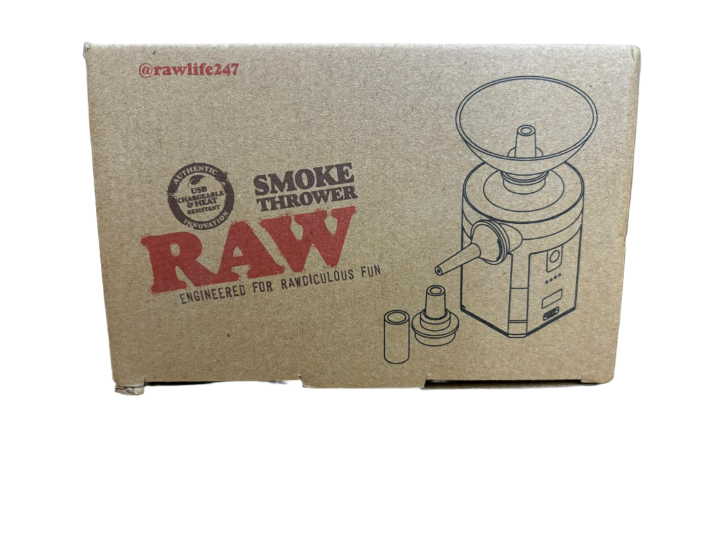 RAW Smoke Thrower Engineered for Rawdiculous Fun