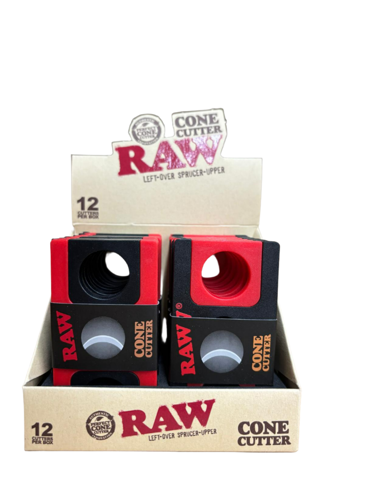 RAW Cone Cutter Left Over Sprucer Upper - 12 Cutters Per Box