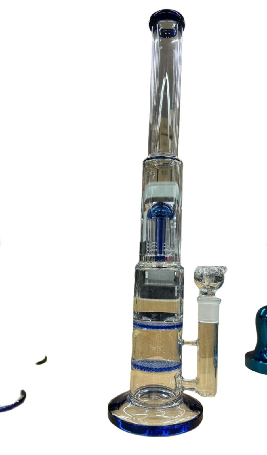 Triple Level Glass Water Pipe