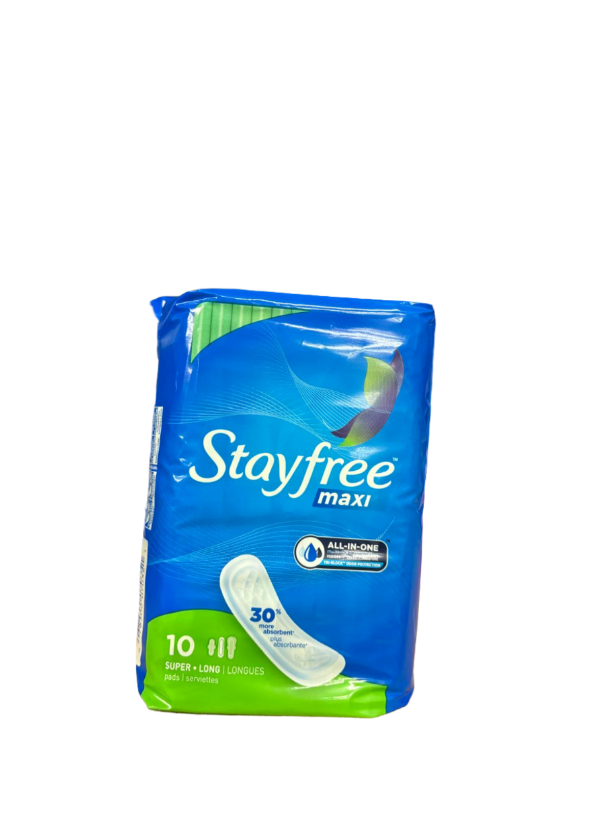 Stayfree Maxi Super Long Pads - 10 Pads