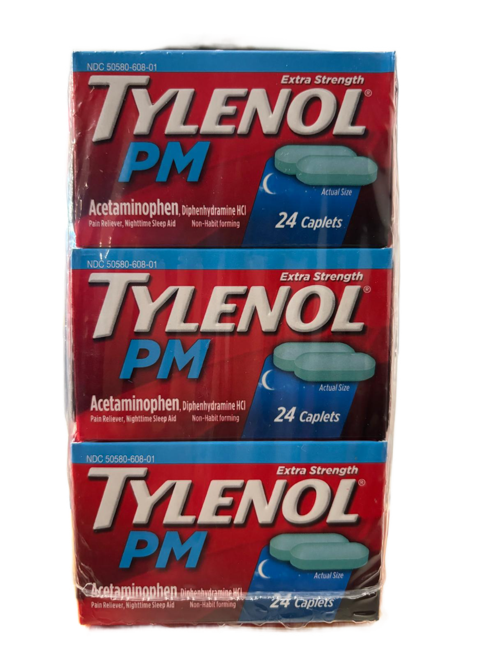 TYLENOL PM Pain Reliever/ Night Time Sleep Aid