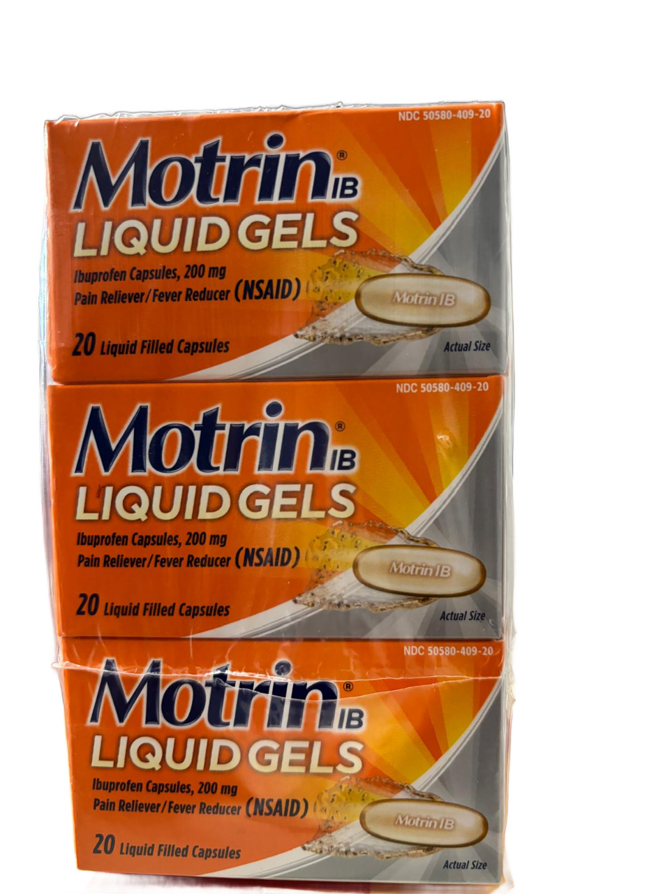 Motrin Liquid Gels Pain Reliever/ Fever Reducer