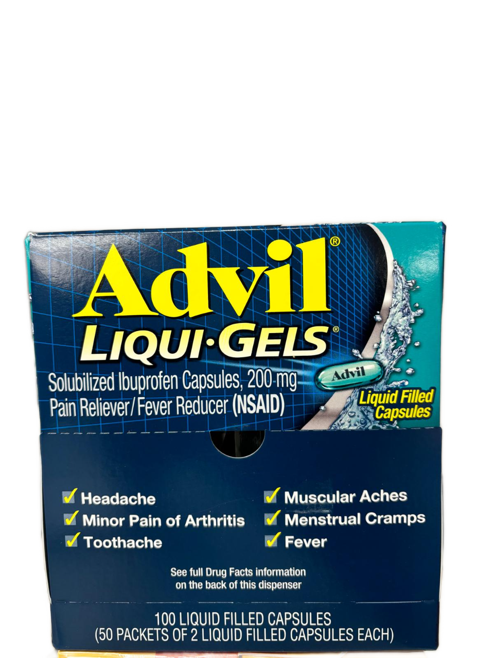 Advil Liquid Gels Pain Reliever/ Fever reducer