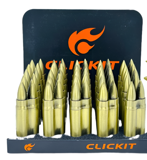 Clickit Bullet Lighter -25 Pack