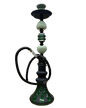 1 Hose Glass Hookah Complete Set - Green