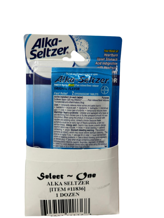 Alka Seltzer Pain Reliever/ Fever Reducer