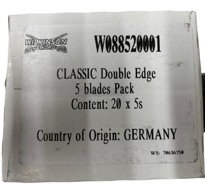 Wilkinson Sword Classic Double Edge Blades