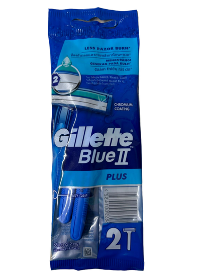 Gillette Blue - Pack Of 2 Razors