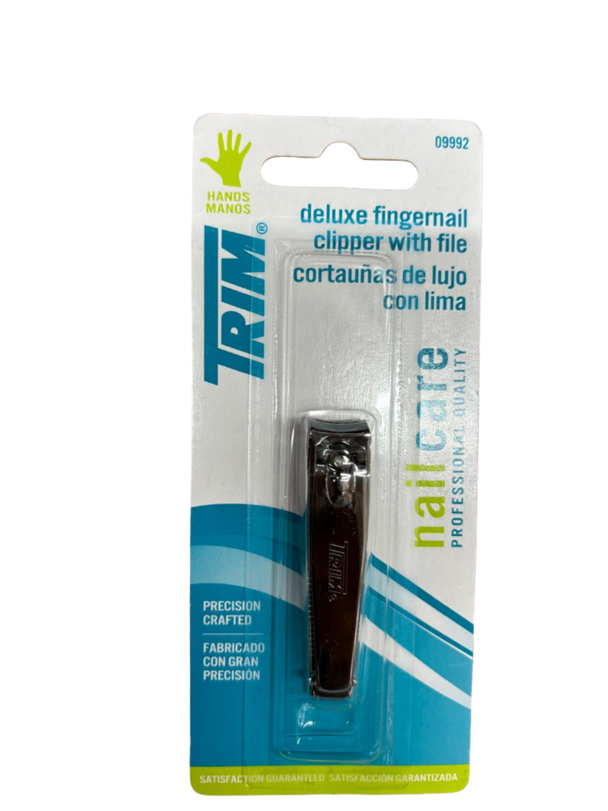 Trim deluxe finger nail clipper with file