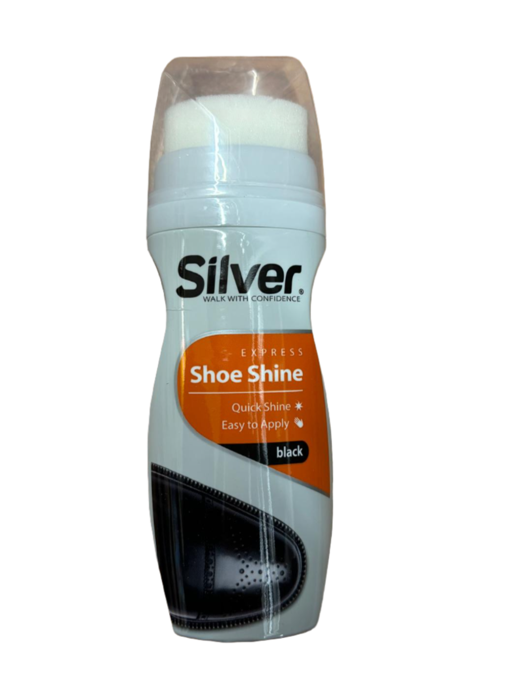 Silver Shoe Shine - Black