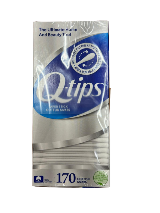 Q-tips 170 Paper Cotton Swabs