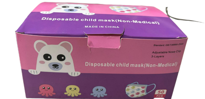 Disposable Child Mask - 50 pcs