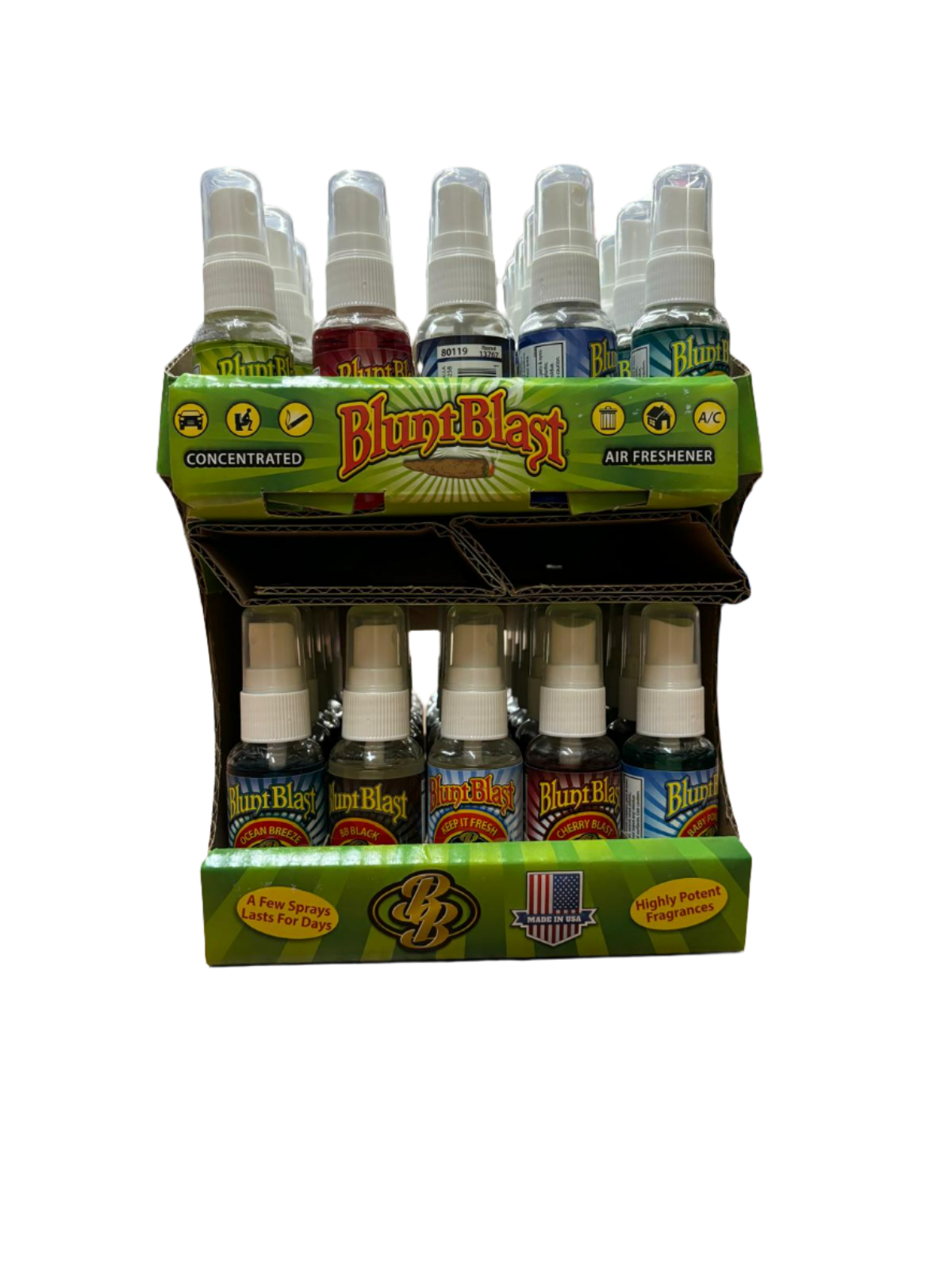 Blunt Blast Air Freshener Display Set - 50