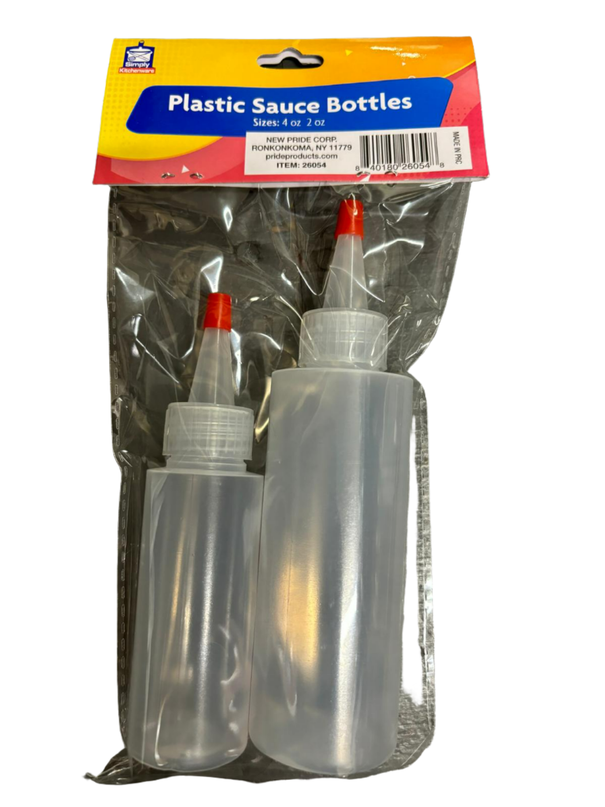 Plastic Sauce Bottles - 2OZ & 4 OZ