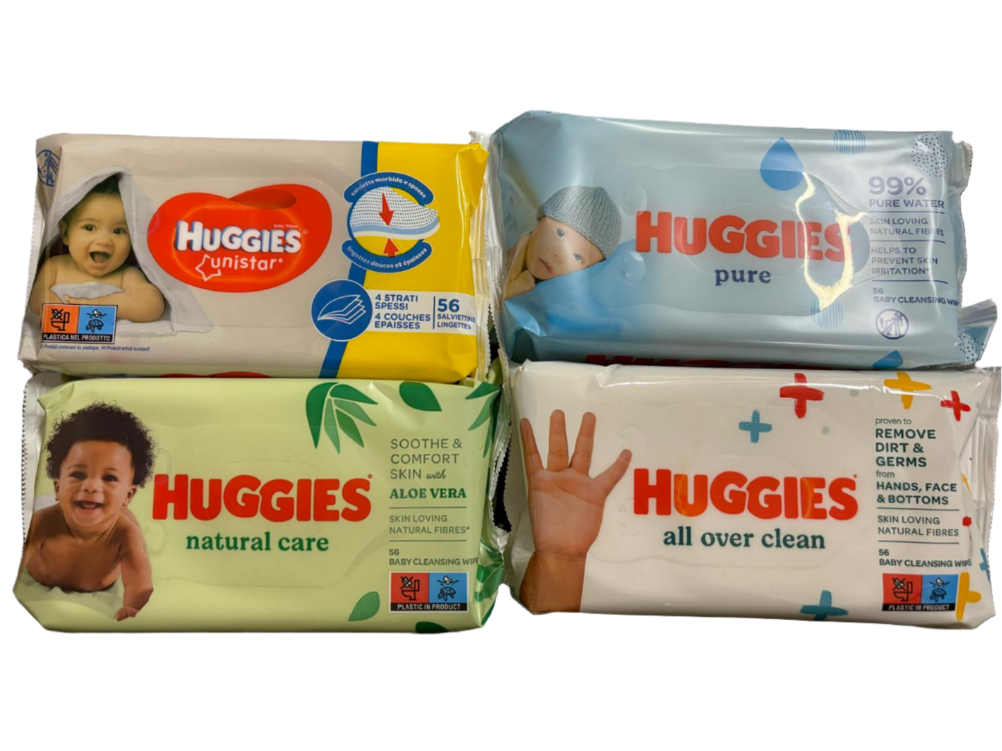 Huggies - Baby Cleansing Wipes - 56 count