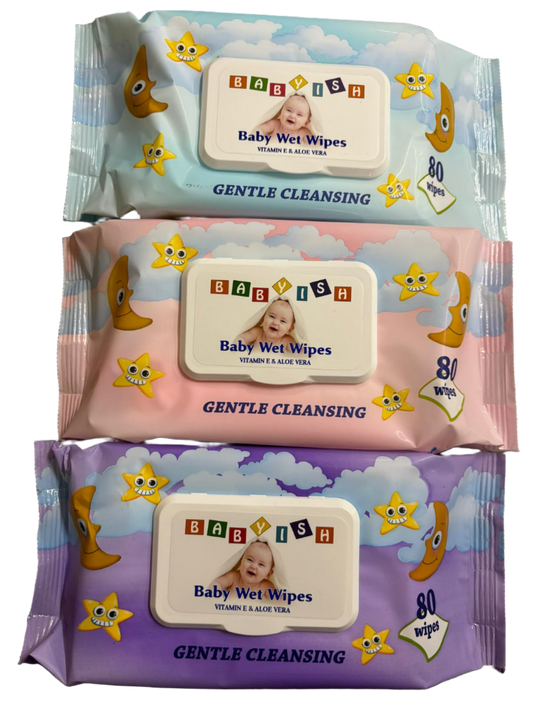 Baby Cleansing Wipes - 80 count