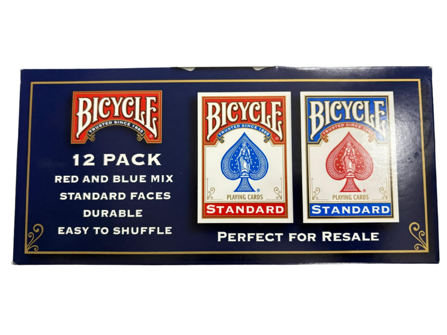 Bicycle 12 Pack Red and Blue Mix Playing Cards