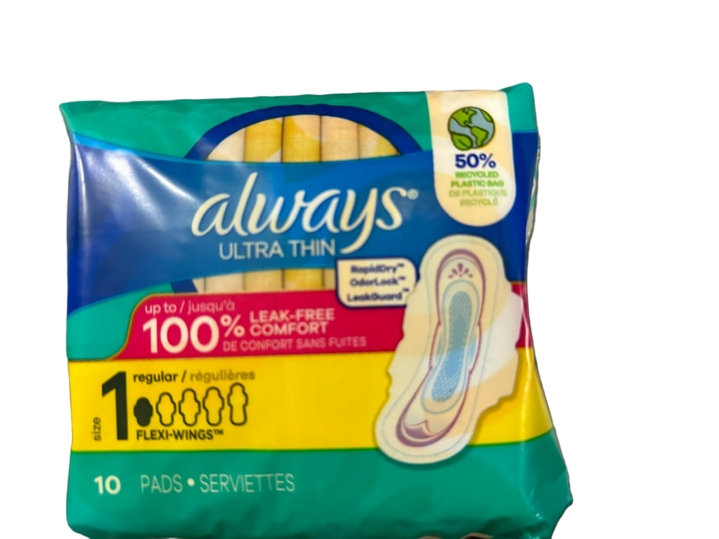 Always Ultra Thin Regular Pads - 10 Pads