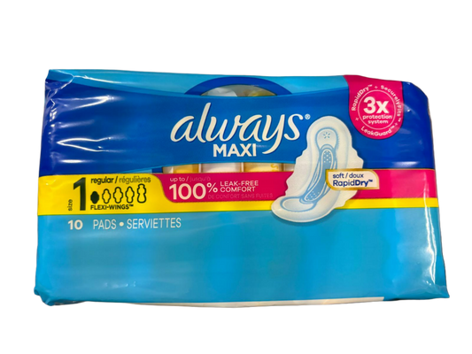 Always Maxi Regular Pads - 10 Pads