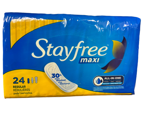 Stayfree Maxi Regular Pads - 24 Pads