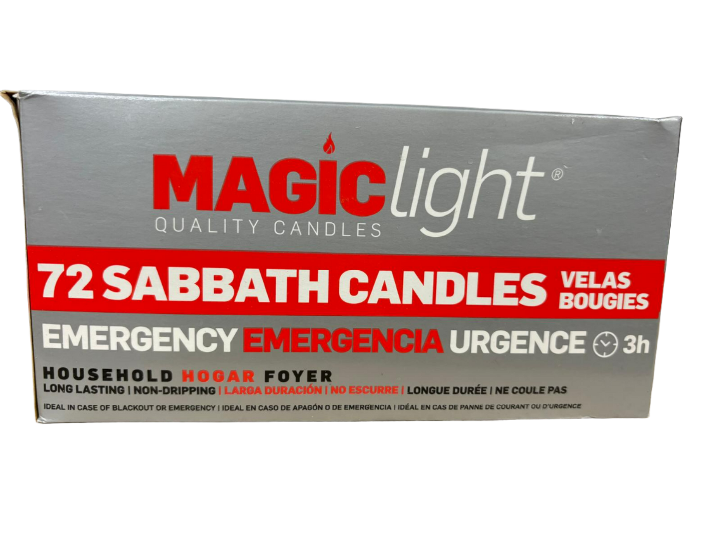 Magic Light 72 Sabbath Candles