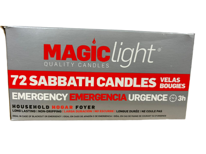 Magic Light 72 Sabbath Candles