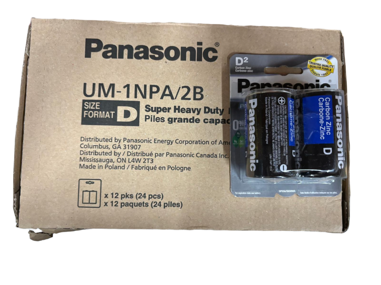 Panasonic D2 Battery