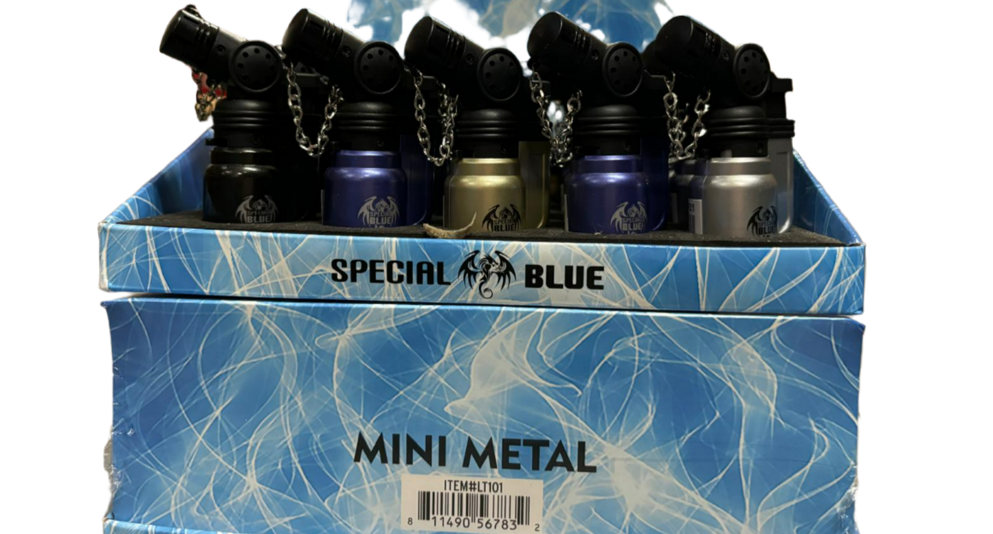 Special Blue Mini Lighters - 20 Pack