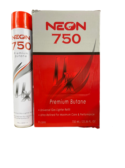 Neon 750nPremium Butane - Universal Gas Lighter Refill