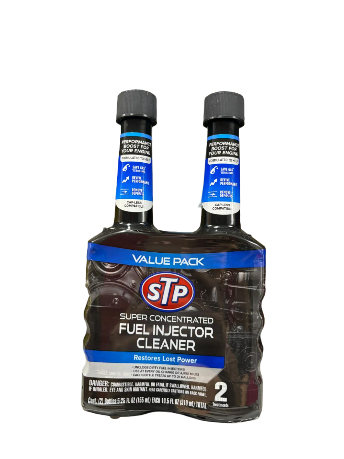 STP Super Concentrated Fuel Injector Cleaner - 2 Pack