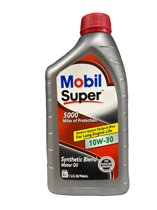 Mobil Super Synthetic Blend Motor Oil 10W-30