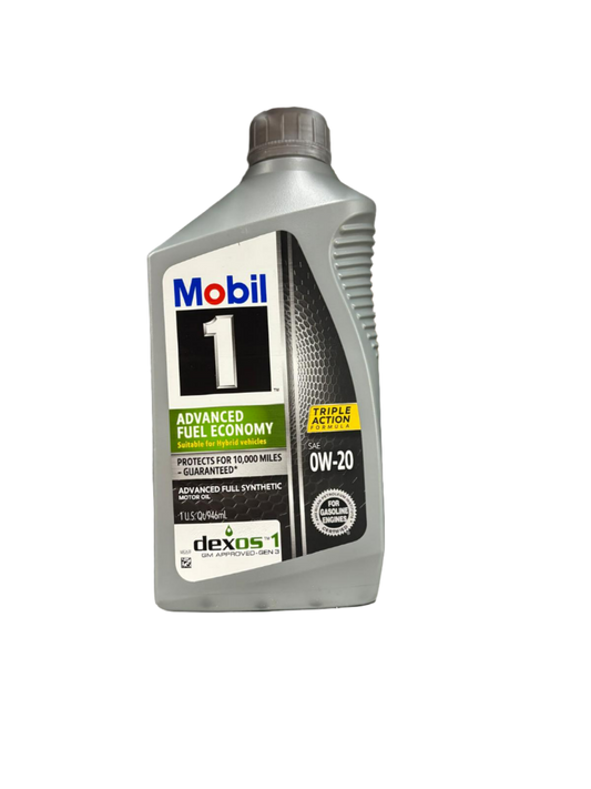 Mobil Advanced Fuel Economy Full Synthetic Motor Oil 0W-20