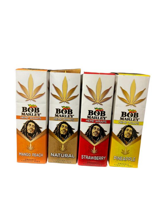 Bob Marley Hemp Wraps - Organic Tobacco  Free