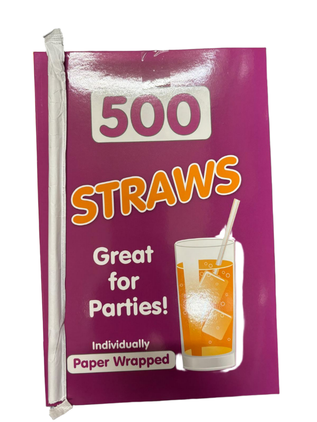 Paper Wrapped Straws - 500 Pcs