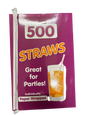 Paper Wrapped Straws - 500 Pcs