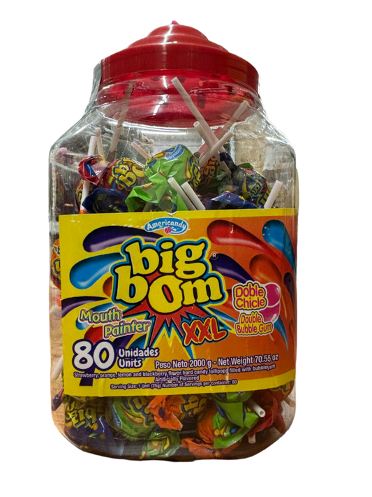 BigBom Double Bubble Gum XXL - 80 Units