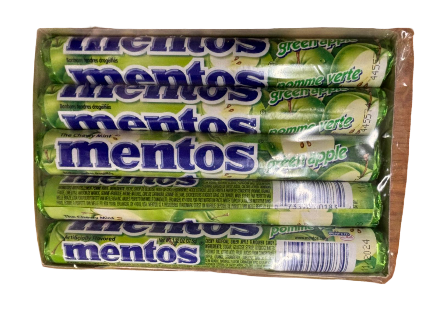 Mentos Chewy Mint - Green Apple - 15 Pcs