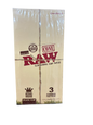 RAW Cone Slow Burning Hemp Papers King Size Organic Hemp - 32 Packs per box