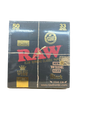 RAW Classic Slow Burning Papers - Black - King Size Wide - 50 Packs Per Box