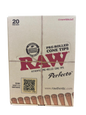 RAW Authentic Pre Rolled Cone Tips - 20 Pack Per Box