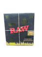 RAW Slow Burning Organic Hemp Papers - Black - King Size Slim - 50 Pack Per Box