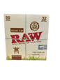 RAW Natural Un Refined Hemp Rolling Papers-  King Size Slim - 50 Pack Per Box