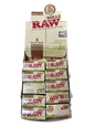 RAW Natural Un Refined Hemp Rolling Papers - 24 Rolls per Box