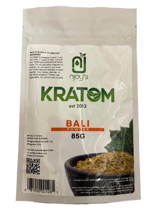 njoy's Kratom Bali Powder - 85 G