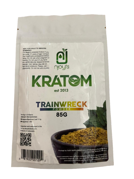 njoy's Kratom Trainwreck Powder - 85 G