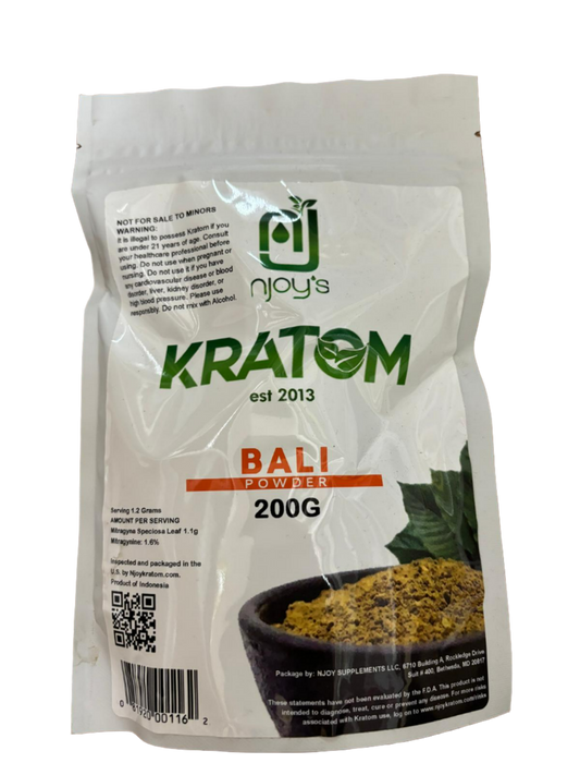 njoy's Kratom Bali Powder - 200 G